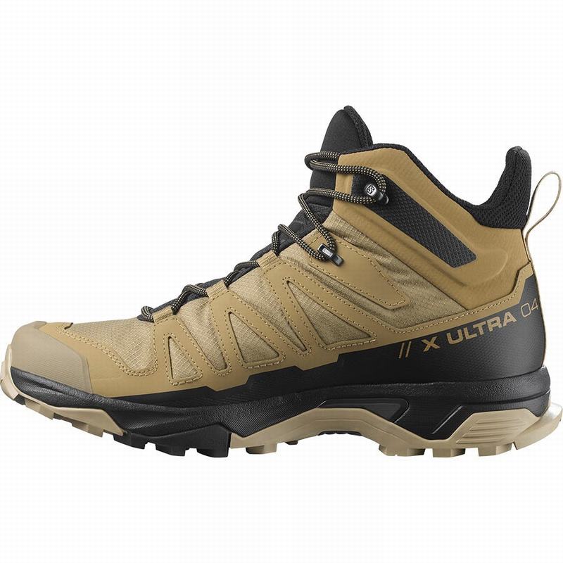 Pánské Turistické Boty Salomon X ULTRA 4 MID GORE-TEX Hnědé Černé | YWR-678932