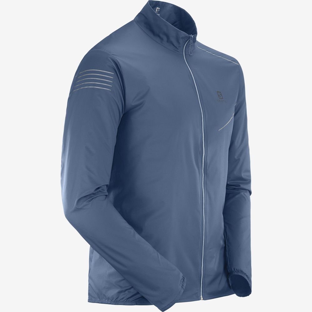 Pánské Wind Breakers Salomon SENSE M Tmavě | KSJ-905817