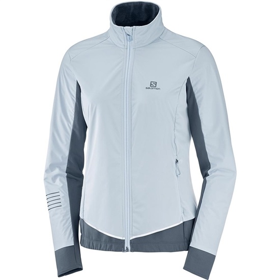 Dámské Bundy Salomon LIGHTNING LIGHTSHELL JKT W Blankyt | DOM-625139