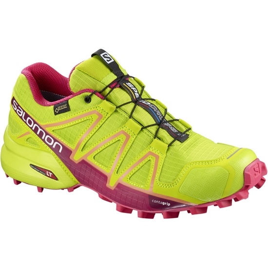 Dámské Trailové Běžecké Boty Salomon SPEEDCROSS 4 GTX W Žluté | 9280CKFTP