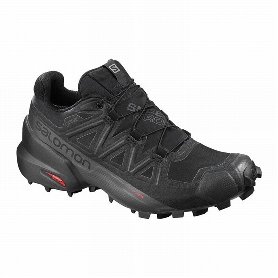 Dámské Trailové Běžecké Boty Salomon SPEEDCROSS 5 GORE-TEX Černé | NLY-871520