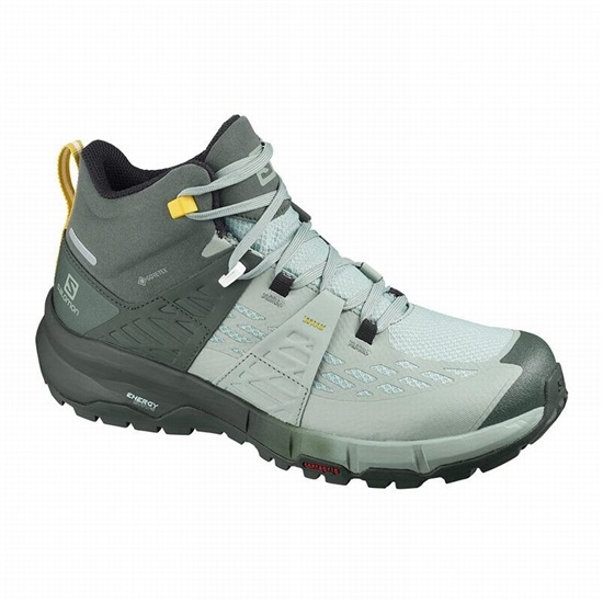 Dámské Turistické Boty Salomon ODYSSEY MID GTX W Zelene | PKR-584109