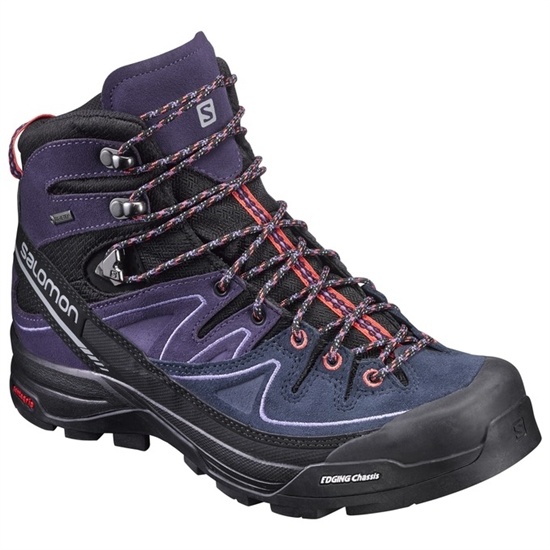 Dámské Turistické Boty Salomon X ALP MID LTR GTX W Černé Fialové | QZB-827154