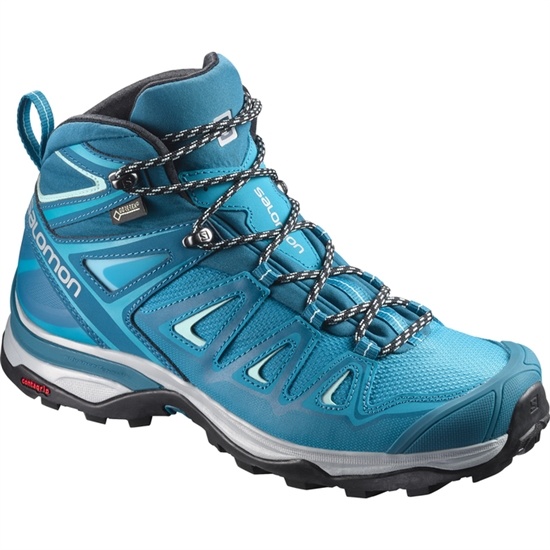 Dámské Turistické Boty Salomon X ULTRA 3 MID GTX W Tyrkysové | HTN-742683