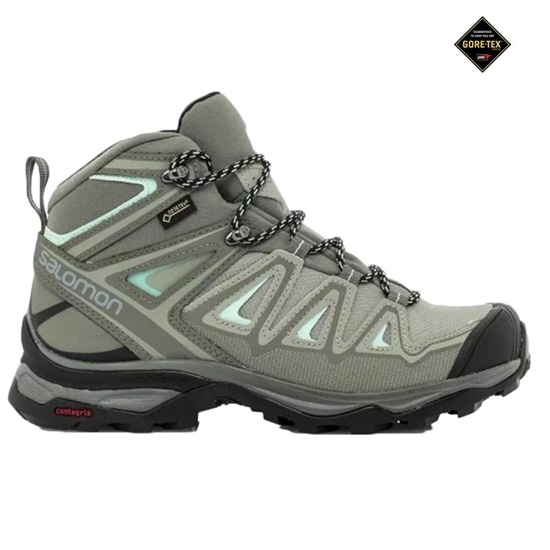 Dámské Turistické Boty Salomon X ULTRA MID 3 GTX W Šedé | IEN-548092