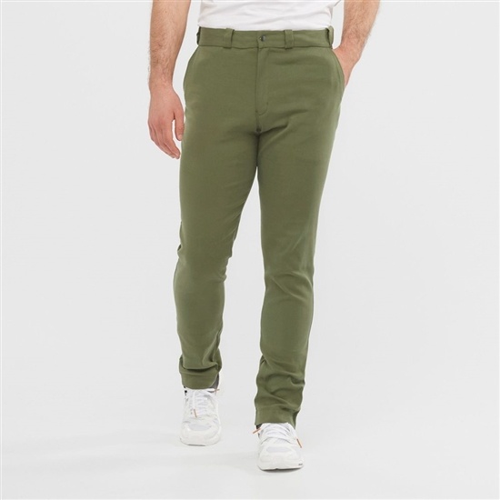 Pánské Kalhoty Salomon OUTLIFE CHINO M Olivy Zelené | QIT-601927