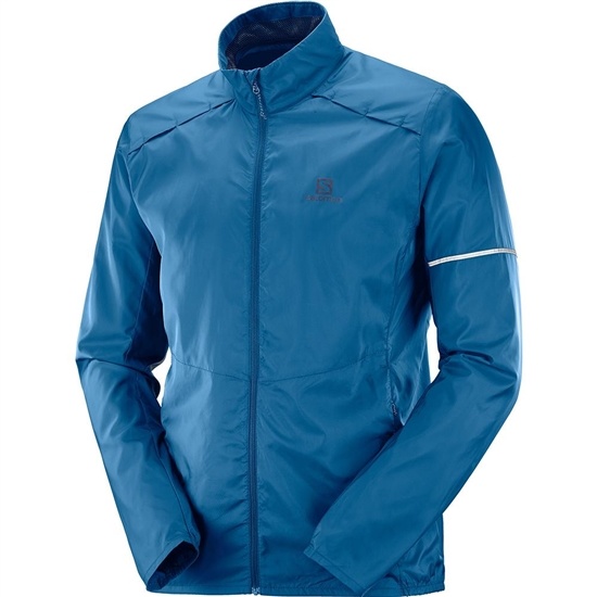 Pánské Mezivrstvy Salomon AGILE WIND JKT M Blankyt | XBD-890137