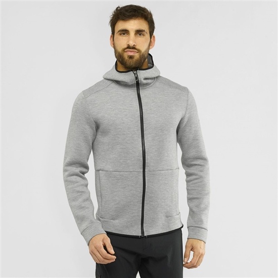 Pánské Mezivrstvy Salomon ESSENTIAL WARM Šedé | AEH-682704