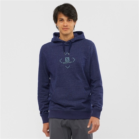 Pánské Mezivrstvy Salomon SHIFT HOODIE M Tmavě Blankyt | MOE-673581