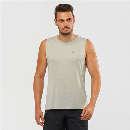 Pánské Tank Salomon AGILE M Šedé | DHA-481395