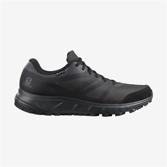 Pánské Trailové Běžecké Boty Salomon TRAILSTER 2 GORE-TEX Černé | ZJP-842697