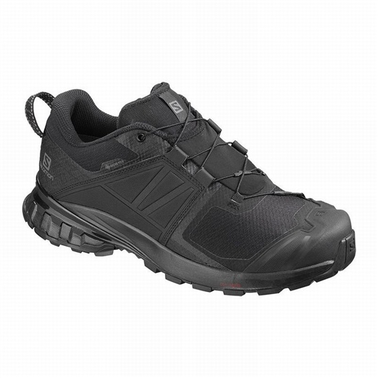 Pánské Trailové Běžecké Boty Salomon XA WILD GORE-TEX Černé | DXI-053967