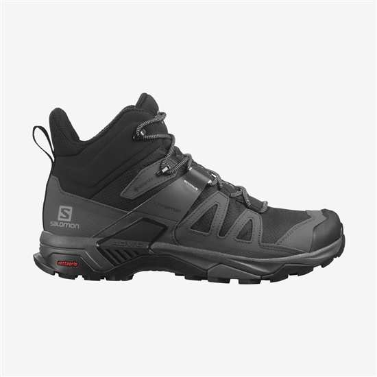 Pánské Turistické Boty Salomon X ULTRA 4 MID GORE-TEX Černé | KJX-951237