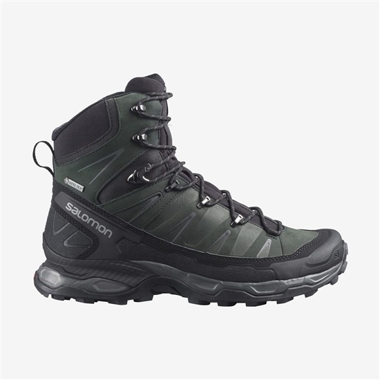 Pánské Turistické Boty Salomon X ULTRA TREK GORE-TEX Zelene | RLV-035182