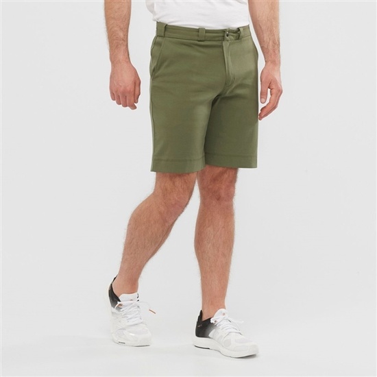 Pánské Šortky Salomon OUTLIFE CHINO M Olivy Zelené | YIB-740132